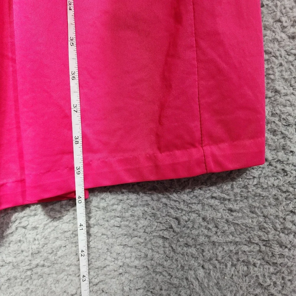 Kelly Reed Womens Pajama Nightgown Bright Pink Nylon‎ Embroidery Size L/XL ?
